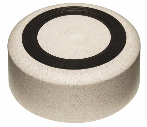 Loving Pets - Dolce Bamboo - Eco-Friendly Pet Bowls & Dishes for Dog, Cats, Puppy Food and Water Dish -Sustainable and Dishwasher Safe, Made with Real Bamboo (Small, Oat-Beige) - color: Oat Beige, size: Small Dish