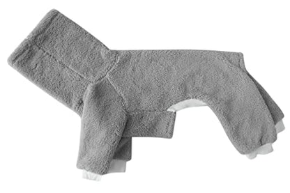 Esobo Fashion Winter Dog Warm Coat Jacket Four-Legged Neck Warm Pet Sweaters for Small Medium Large Dogs - color: Grey, size: Small