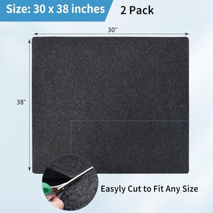 Kennel Pad Dog Crate Mat Liner, Absorbs Urine, Waterproof, Non-Slip, Washable Puppy Pee Pad for Kennel Training - Under Pet Cage to Protect Floors, Cut to Fit (30" x 38" 2 Pack-Equal to 60" x 38") - size: 30" x 38" - 2 Pack