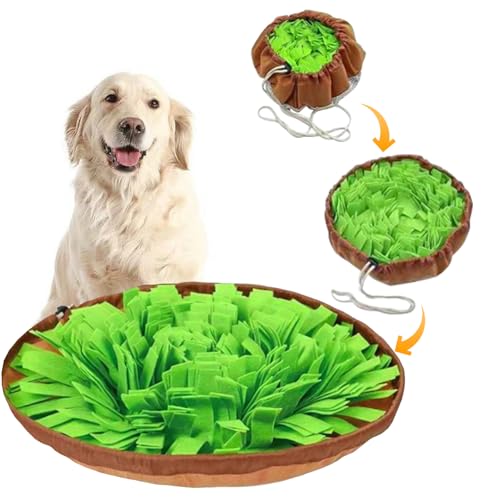Snuffle Mat for Dogs Cats, Interactive Pet Non Slip Sniff Mat for Slow Eating Cognitive Puzzle Feeder for Enrichment Mental Stimulation Toys Keeping Boredom Away