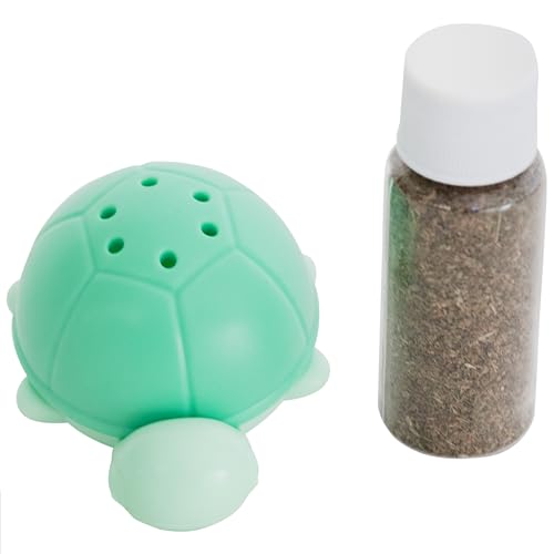 Catstages Wobble Turtle Catnip Diffuser Refillable Cat Toy - color: Wobble Turtle, size: 1 Count (Pack of 1)