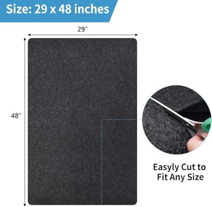 Kennel Pad Dog Crate Mat Liner, Absorbs Urine, Waterproof, Non-Slip, Washable Puppy Pee Pad for Kennel Training - Under Pet Cage to Protect Floors, Thin Cut to Fit Design (48" x 29" - 1 Pack ) - size: 48" x 29" - 1 Pack