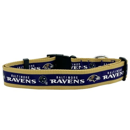 New & Improved Pets First NFL Licensed PET Collar- Heavy-Duty, Strong, and Durable New Dog Collar. Available in 32 Football Teams and 4 Sizes - color: Baltimore Ravens, size: Extra Large
