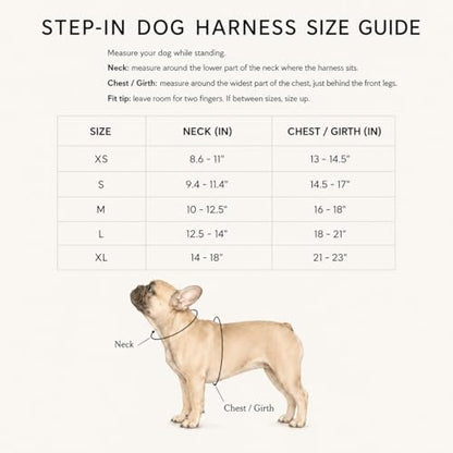 Step in Dog Cat Harness Choke Free Escape Proof Pet Vest Quilted Vegan Leather Breathable Mesh Padded for Small Medium Dogs (Chocolate Brown, XL) - color: Chocolate Brown, size: XL: Neck=14-18'', Chest:21-23''