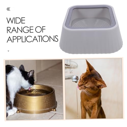 Floating No Spill Water Bowl for Pets Tip Design Slow Feeder Cat and Dog Water Dispenser Large Capacity Outdoor Splash Proof and Easy to Use