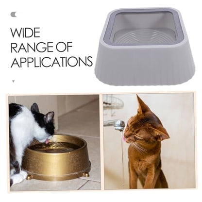 Floating No Spill Water Bowl for Pets Tip Design Slow Feeder Cat and Dog Water Dispenser Large Capacity Outdoor Splash Proof and Easy to Use