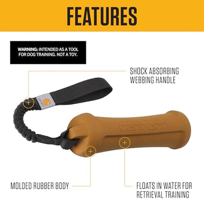 Carhartt Pet Training Tools, Rugged Dog Tool for Tug, Fetch and Play, Field Dog Training Throw (Carhartt Brown) - color: Field Dog Training Throw (Carhartt Brown)