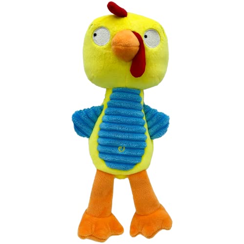 Huxley & Kent Slappies for Dogs | Squeak & Shake Dog Toy | No Stuff Tummy with Squeaky TPR Ball in Head | Simulates Hunting Nature for Dogs (Kernal, Small) - size: Small, style: Kernal