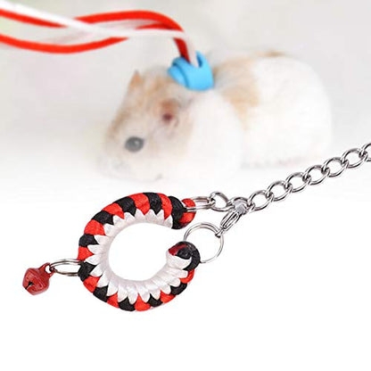 Adjustable Soft Nylon Leather Pet Collar, Small Pet Collar for Cats and Tiny Dogs, Comfortable No - Harm Neck Strap with Custom Fit for Daily Wear and Photos (Red Black) - color: Red Black