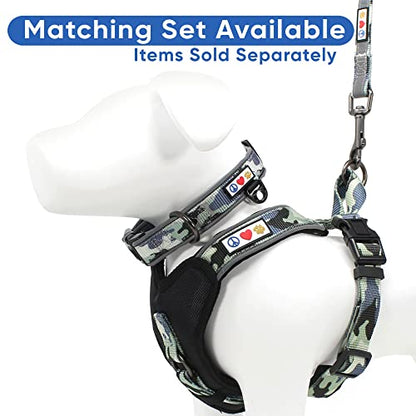 Pawtitas Reflective Padded Dog Harness for X-Small Dogs – Adjustable Puppy Step-in Vest | Fits Chest 14–18 in | No Pull Training Harness | XS | Grey Camouflage - color: Grey Camouflage, size: X-Small (Pack of 1)
