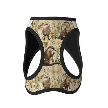 Otters Pet Harness Escape Proof Dog Harness Adjustable Mesh Padded Reflective Dog Vest Harness and Leash Set Medium - color: Style 4, size: Medium