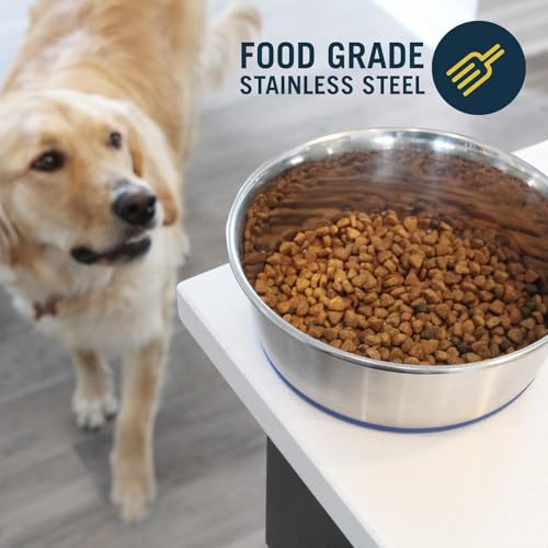OurPet's Durapet Stainless Steel Bowl, 4 Cups, 6.9''X6.9''X2.5'' - size: 4 Cups