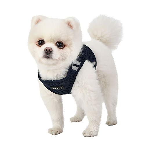 Puppia Soft Vest Harness PRO - Navy - S (Pack of 2) - color: NAVY, size: Small (Pack of 2)