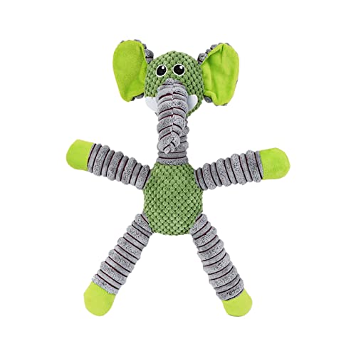 Chew Toys for Dogs, Durable Fabric Soft Heavy Duty Dog Toys Small Dogs,Interactive Cute Indestructible Heavy Duty Dog Toy for Puppy Small Medium Breeds Teething Anxiety Relief Playing Home Indoor - color: Green