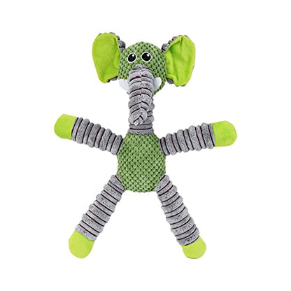 Chew Toys for Dogs, Durable Fabric Soft Heavy Duty Dog Toys Small Dogs,Interactive Cute Indestructible Heavy Duty Dog Toy for Puppy Small Medium Breeds Teething Anxiety Relief Playing Home Indoor - color: Green