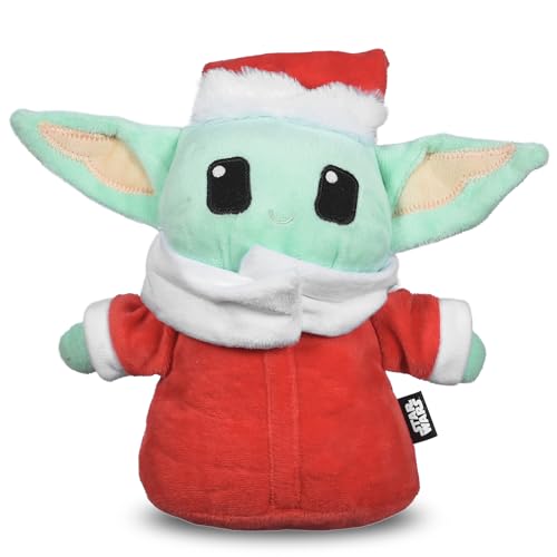 STAR WARS for Pets 9" The Child Santa Plush Figure Squeak Toy Holiday Pet Products, Grogu Squeaky Pet Toy | Dog Chew Toy, Grogu Plush, Stuffed Toys for Dogs - color: Grogu Santa '23, size: 9 Inch