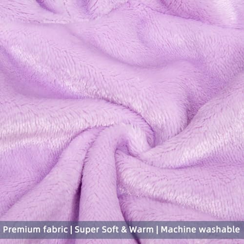 FabriCastle Dog Hoodie Sweater for Small Dogs Boy and Girl, Dog Clothes XS XXS Puppy Sweatshirt, Pet Outfit, Cat Clothing Super Soft Warm Snap On Closure (Light Purple, XX-Small) - color: Light purple, size: XX-Small