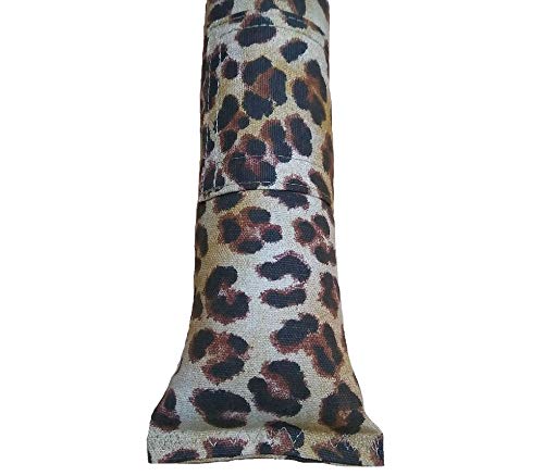 15” Refillable Catnip Kicker Toy for Cats – Handmade in USA Plush Kick Stick Filled with 1 oz Premium Catnip & Extra Catnip Included – Interactive Bunny Kick Toy (Cheetah) - color: Cheetah