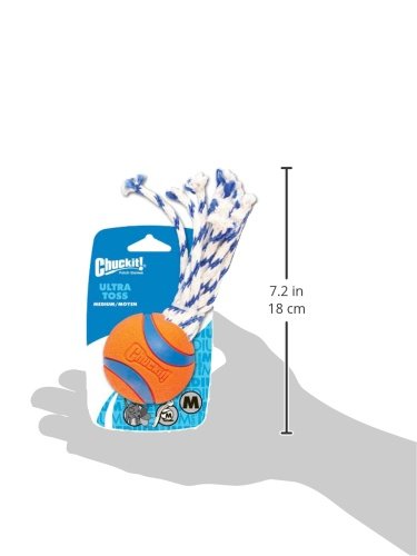Chuckit! Ultra Toss Dog Toy, Medium Indoor and Outdoor Dog Toy for Dogs 20-60 Pounds - size: Medium, style: Ultra Toss