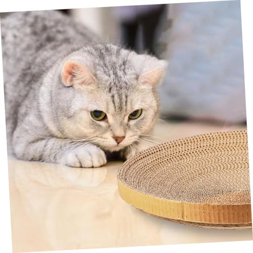 ULTECHNOVO 2pcs Replaceable Cat Scratcher Pads, Recycled Corrugated Cardboard Scratch Board, Sturdy Wear-Resistant Kitten Scratchers for Indoor Cat Accessories and Play