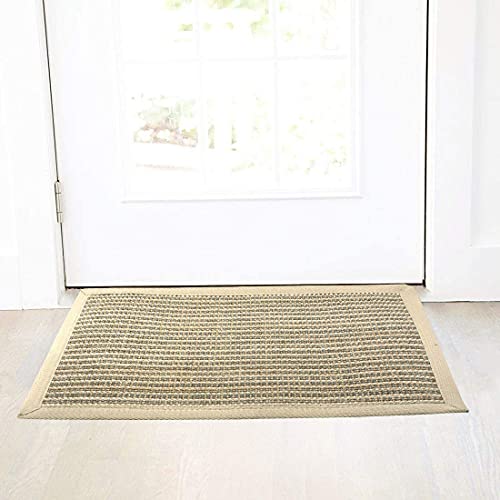 FUKUMARU Cat Scratcher Mat, 23.6 X 15.7 Inch Natural Sisal Cat Scratch Mats, Horizontal Cat Floor Scratching Pad Rug, Protect Carpets and Sofas (Cream - Thicken) - color: Cream-Thicken 23.6 x 15.7 Inch