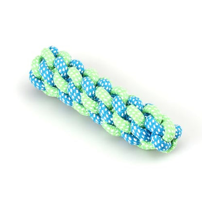 Dog Chew Rope Toys, Set of 9, Cotton Teething Ropes for Small and Medium Dogs, with Ball, Tug-of-War Toys, Fetching Bone and Sandal