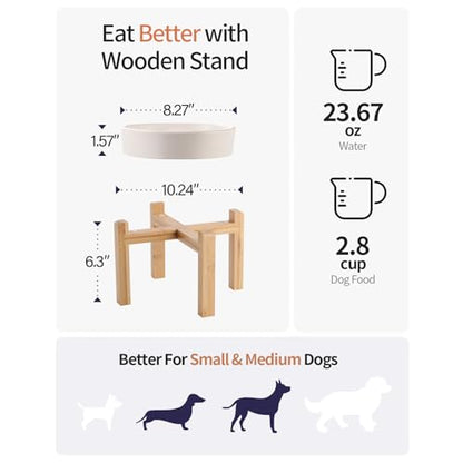 8.26 in White Dog Bowl Slow Feeder Ceramic for Medium and Large Breed, Elevated/Raised Slow Feeding Dog Food Water Dish Heavy Weighted,Puppy Dish for Fast Eaters,Puzzle Eating Bowl Modern Maze - color: Upgraded White Slow Feeder Elevated