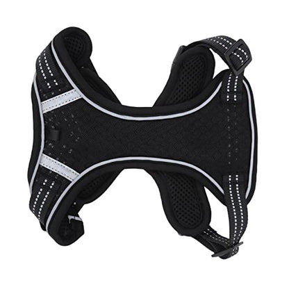 ZJchao Ergonomic Reflective Dog Harness with Breathable Mesh & Cushioned Straps for Small to Large Breeds – Secure, Comfortable Walks
