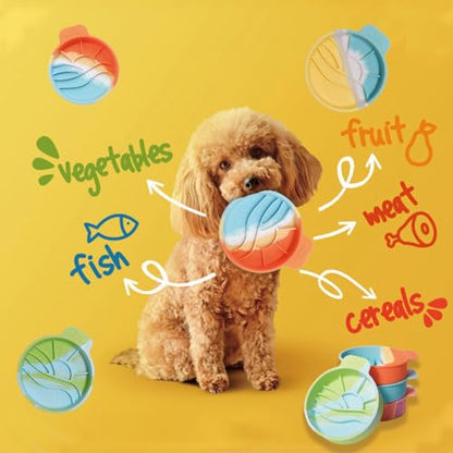 Colorful Round Slow Feeder Bowl for Small Dog & Cat Easy to Clean Silicone Round Shape Cat Bowl (Green) - color: Green