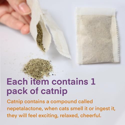 Cat Toys for Indoor Cats, Kitten Toys for Indoor Kittens, Catnip Rope Chew Toys for Teeth Cleaning, Interactive Cat Teething Toy, Kitty Kicker Toy, 3 Pack (Plus 1 Pouch of Catnip) - size: Small 3 Pack