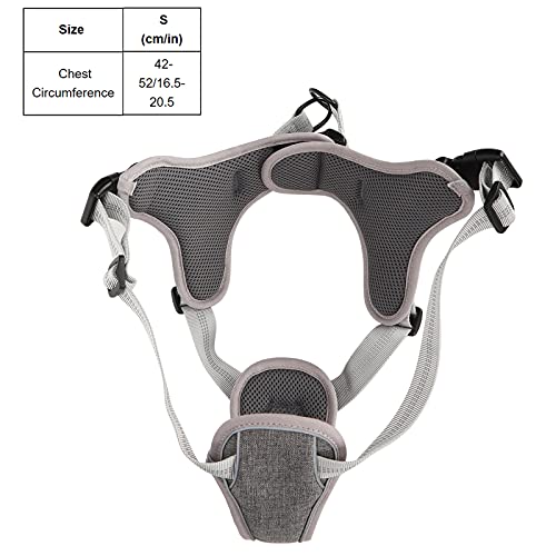 Adjustable No Pull Dog Harness, Reflective Vest Harness for Medium Large Dogs, Padded Chest and Back Support with Quick Lock Buckle, Outdoor Walking Harness for Night (S) - size: S