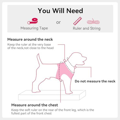 Joytale Small Dog Harness, Breathable Mesh Step-in Vest, Reflective Soft Padded Harnesses for Cats, Puppies and Extra Small Dogs, Hot Pink, XXS - color: HotPink, size: XXS--Chest: 12-13.5''
