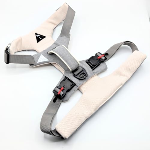 Effortless No-Pull Dog Harness with Magnetic Buckle – One-Hand On/Off Comfort Fit for Small, Medium & Large Breeds | Soft Padded, Adjustable, and Durable by Up Dog Shop (Large) - size: Large (55-90+ lbs)