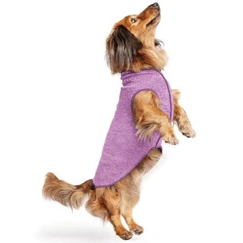Goldpaw Dog Sun Shirt with UV Protection - Lightweight, Cooling Sun Protection Clothing for Small Dogs - Reduce Heat Absorption - Made in the USA - Machine Washable - Violet - Size 12 - color: Violet, size: 12