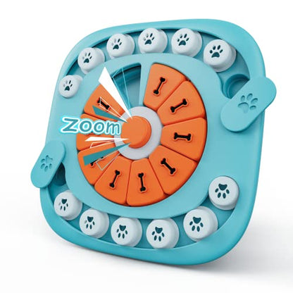 FOXMM Dog Puzzle Toys, Interactive Treat Puzzle Dog Toy for IQ Training & Mental Stimulating, Squeaky Design for Large, Medium, Small Dogs - style: M-Level 3