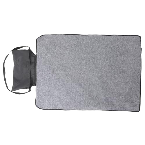 Kisangel Portable Pet Blanket Waterproof Blanket for Pet Waterproof Dog Blanket Pad Supplies Travel Dog Bed Portable Bed Foldable s Outdoor Mat Blankets Black