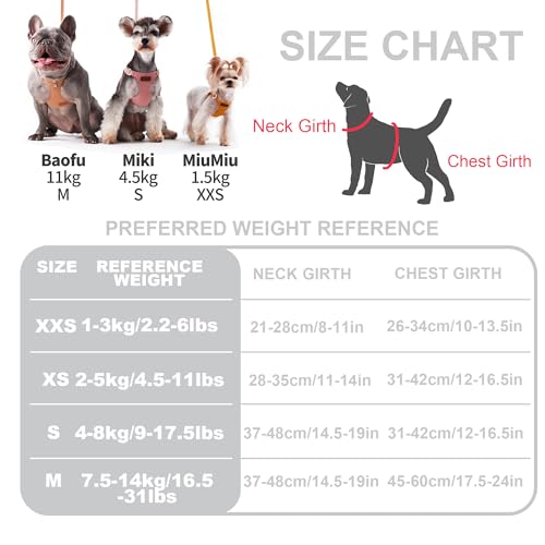No Pull Dog Harness with Multifunction Dog Leash,Soft Adjustable No Choke Escape Proof Pet Harness Vest for Medium Dogs,Denim Gray,M - color: Pocket-Grey, size: M