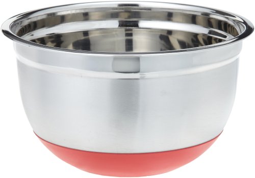 ExcelSteel 5-Quart Stainless Steel Non Skid Base Mixing Bowl - size: 5-Quart