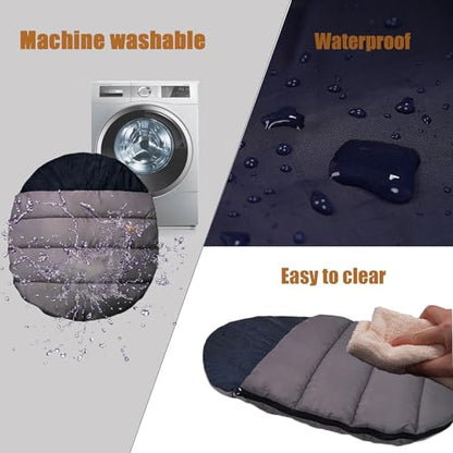 Portable Camping Travel Dog Bed, Waterproof Extra Large Camping Dog Bed/Mat, Rollable Portable Pet Dog Sleeping Bag - size: Medium