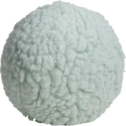 HuggleHounds Plush Ball Dog Toy - Dog Fuzzy Toy, Plush with Soft Fleece, Durable for Small and Large Breeds - 8" Seafoam HuggleFleece Ball, Large - size: Large, style: Seafoam Ball