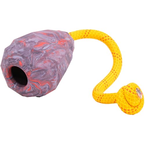 Ruffwear, Huck-a-Cone Dog Toy – Durable Tug, Throw & Fetch Toy with Knotted Rope Handle, Interactive Play for Dogs, Purple Orchid - color: Purple Orchid