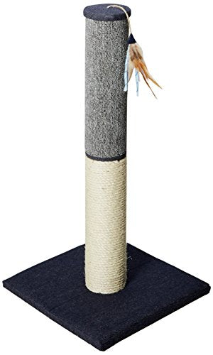 Petlinks Sky Scratch Sisal & Carpet Cat Scratching Post - Gray, One Size - color: Scratching Post