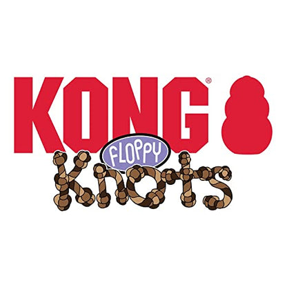 KONG Floppy Knots - Knotted Rope Dog Toy Entices Play - Tug Toy Satisfies Natural Instincts - Dog Supplies with Floppy Design & Minimal Stuffing - Bunny, For Medium/Large Dogs - color: Bunny, size: Medium/Large