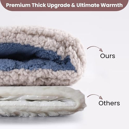 Self Warming Cat Bed, 28 X 22 Inch Reversible Two-Sided Use Self Heating Mat for Cats and Dogs, Washable Cat Warming Pad for Indoor Use, Cozy Flannel Base. (M - 28 X 22 Inch) - size: M - 28 X 22 Inch