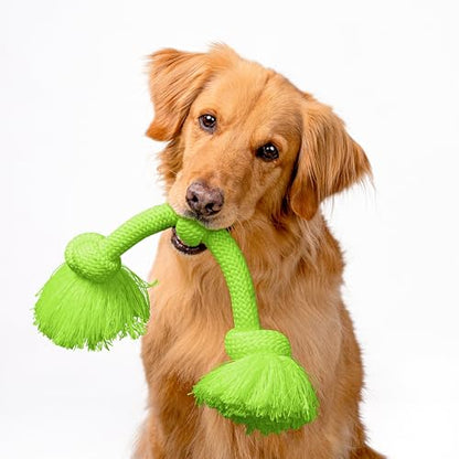 Playology Dog Toys | Dri-Tech Rope Toy Tug of War Rope for Aggressive Chewers | Jumbo Sweet Potato Scented Toy - Easy to Clean and Made from Non Toxic Materials - size: Jumbo, style: Sweet Potato