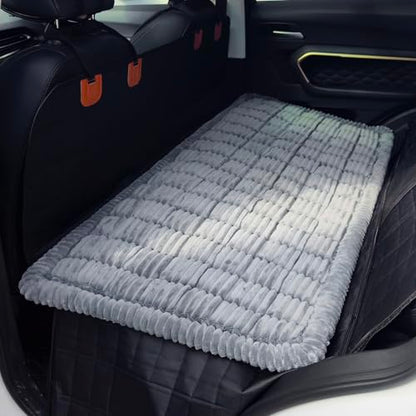 Dog Bed for Car, Backseat Pet Bed Mat, Dog Seat Cover for Car Back Seat, Non-Slip Travel Pet Mat, Fit for Backseat Extenders and Seat Covers (Bluegrey, 24.8x54inch) - color: Bluegrey