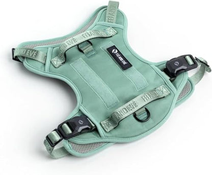 2026 New Edition, Fei & Eve MagEase Dog Harness - Instant Magnetic Buckle | 3-Point No-Pull Control | Heavy-Duty 900D Nylon | Dual Safety Handles | Breathable Mesh | Adjustable Fit | Small,Green - color: Glacier Green, size: S