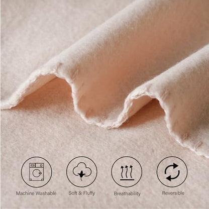 ZYFZCYBL Fleece Throw Blanket Blankets Bulk 6 Pack Soft Lightweight for Cozy Polar Fleece 50 x 60 Solid Pet-Friendly Colorful Bed Sofa Couch Fleece Fabric Travel Wedding Gift（Taupe） - color: Taupe