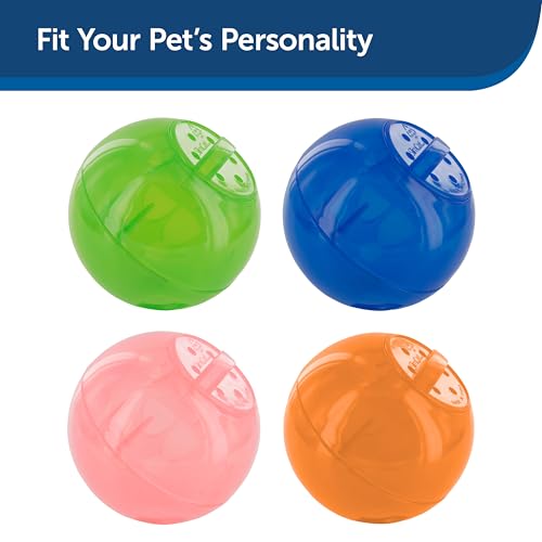 PetSafe Slimcat Feeder Ball - Interactive Game for Your Cat - Fill with Food and Treats - Orange - color: Orange