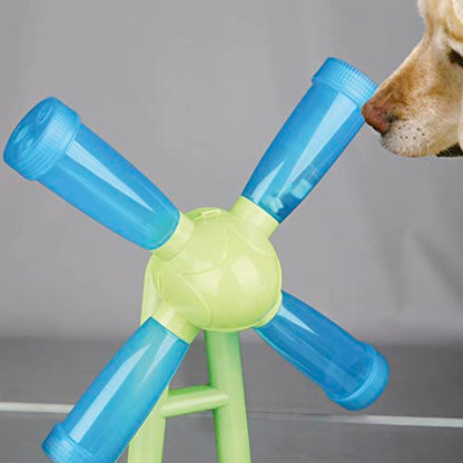 TRIXIE Windmill Strategy Game, Beginner Dog Puzzle Toy, Level 1 Activity, Treat Puzzle, Interactive Play, Dog Enrichment - color: Windmill, size: Level 1